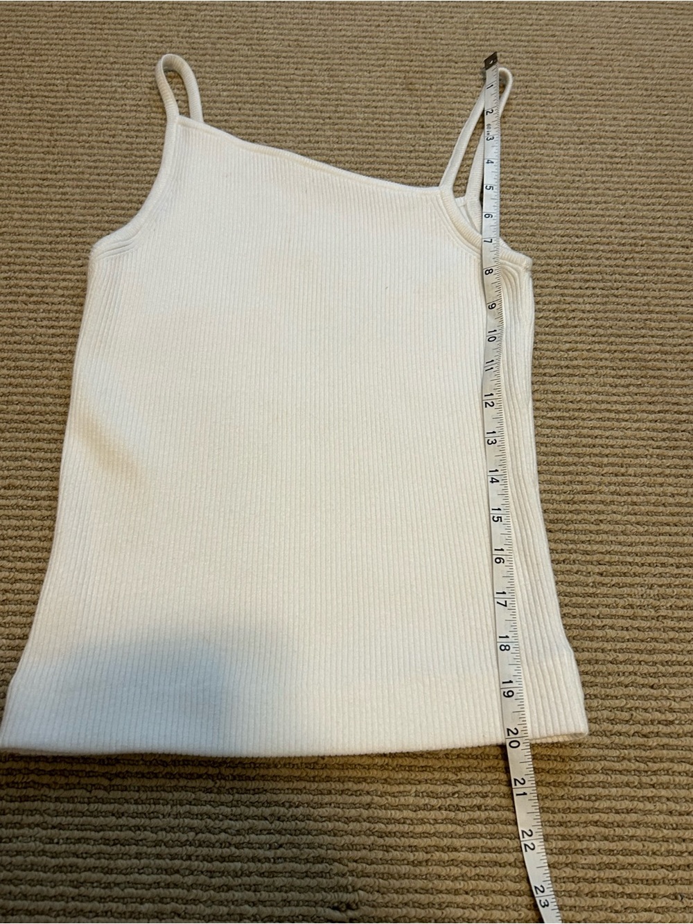 Marie Oliver Asymmetric White trini Tank XS - Picture 3 of 8